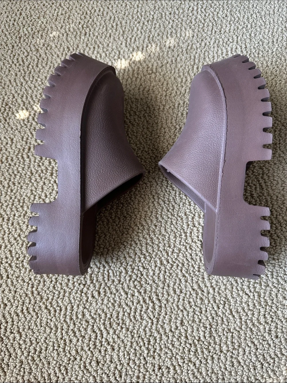 Jeffery Campbell Brown clogs size 8 - Picture 3 of 4